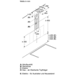 DWK67FN60 Bosch Dunstabzug Produktbild Side View S