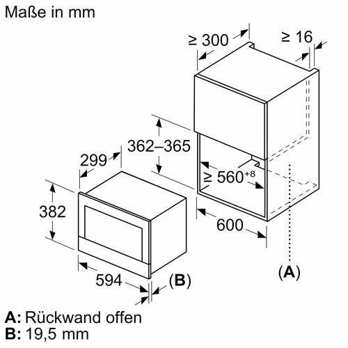 BFR7221B1 Bosch Geräte Einbau- Mikrowellengerät Produktbild Default L