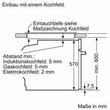 HEA513BS4 Bosch Einbau-Herd 60x60 cm Serie 4 Edelstahl Produktbild Side View S