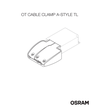 4052899325982 Osram OT CABLE CLAMP A STYLE TL UNV1     OSRAM Produktbild Additional View 2 S