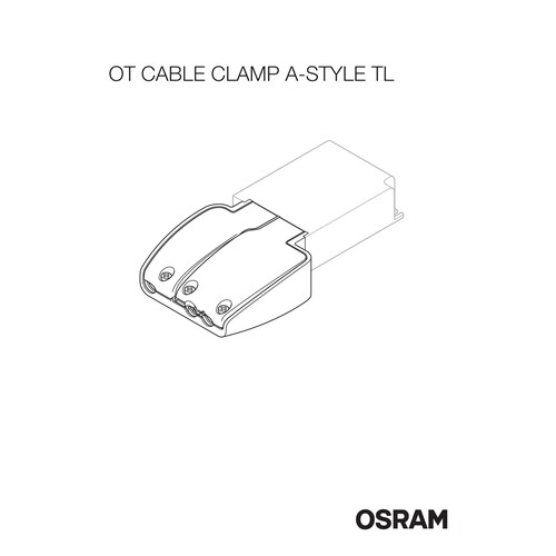 4052899325982 Osram OT CABLE CLAMP A STYLE TL UNV1     OSRAM Produktbild Additional View 2 L