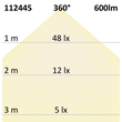 112445 ISOLED LED Birne Filament E27 5W 510lm 2700K klar warmweiß dimmbar EEI:A+ Produktbild Additional View 3 S