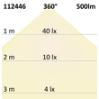 112446 ISOLED LED Birne Filament E27 5W 500lm 2700K matt warmweiß dimmbarEEI:A++ Produktbild Additional View 2 S