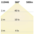 112446 ISOLED LED Birne Filament E27 5W 500lm 2700K matt warmweiß dimmbarEEI:A++ Produktbild Additional View 3 S