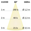 112230 Isoled LED Einbaustrahler, Edelstahl , 2W, 60°, IP67, 12V AC/DC, w Produktbild Additional View 3 S