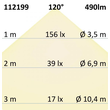 112199 Isoled LED Wandleuchte Up&Down, IP54, 4x3W CREE, anthrazit, warmweiß Produktbild Additional View 4 S