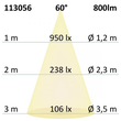 113056 Isoled LED Einbaustrahler Sys 68, 10W, IP65, warmweiß Produktbild Additional View 2 S
