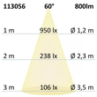 113056 Isoled LED Einbaustrahler Sys 68, 10W, IP65, warmweiß Produktbild Additional View 3 S