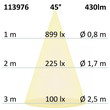 113976 Isoled GU10 LED Strahler 5W, 45°, prismatisch, warmweiß, dimmbar Produktbild Additional View 2 S