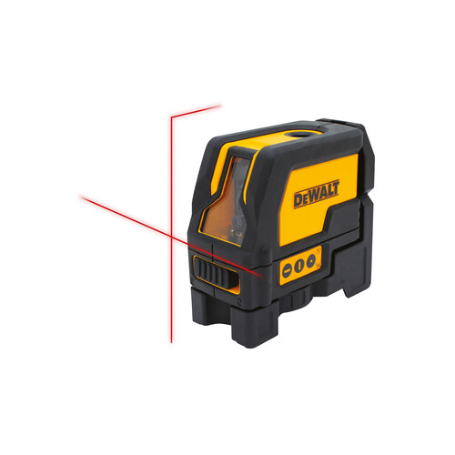 DW0822-XJ DEWALT Kreuzlinien-Laser mit 2 Lotpunkten, + Wandhalt., Batt., Koffer Produktbild Additional View 1 L