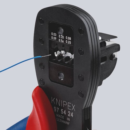 975424 KNIPEX CRIMPZANGE PARALLEL F. MINI,D-SUB HD20,HDE  STECKER Produktbild Additional View 1 L