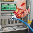 9778180 KNIPEX Crimpzange für Aderend- hülsen 4 Teilbereiche 0,25 bis 16mm2 Produktbild Additional View 1 S