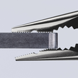08 25 145 Knipex Spitzkombizange 145mm verchromt, Mehrkomponentenhülle Produktbild Additional View 1 S