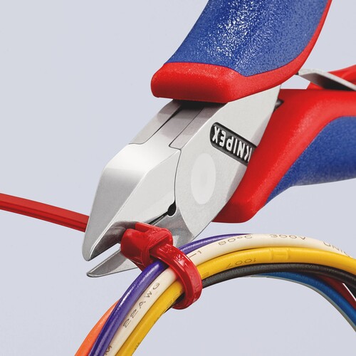 7742115 Knipex Elektronik Seitenschneide 115mm spiegelpoliert Produktbild Additional View 1 L