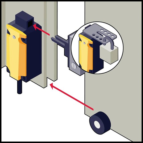 3SE5232-0QV40 SIEMENS Sicherheitsposi- tionsschalter getrennter Betätig. 1S+2Ö Produktbild Additional View 3 L