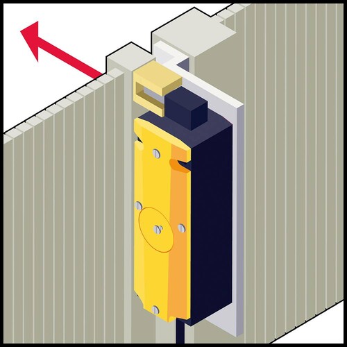 3SE5000-0AV02 Siemens Getrennter Betätiger Vertikalbefestigung Produktbild Additional View 2 L