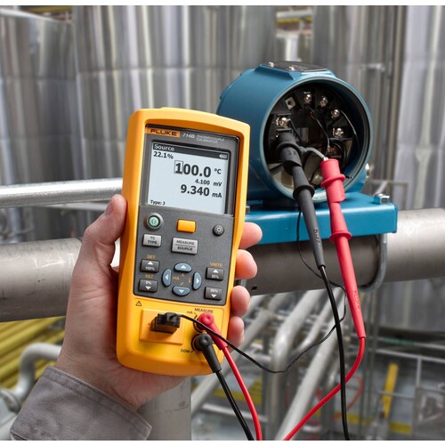 4387869 Fluke FLUKE 714B/EN,THERMOCOUPLE CALIBRATOR Produktbild Additional View 1 L