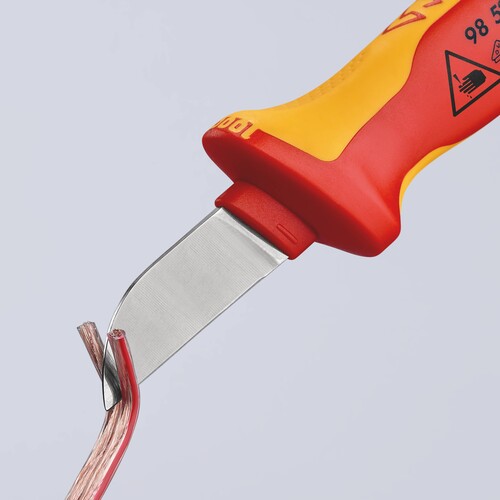 98 52 SB Knipex VDE Kabelmesser Produktbild Additional View 1 L