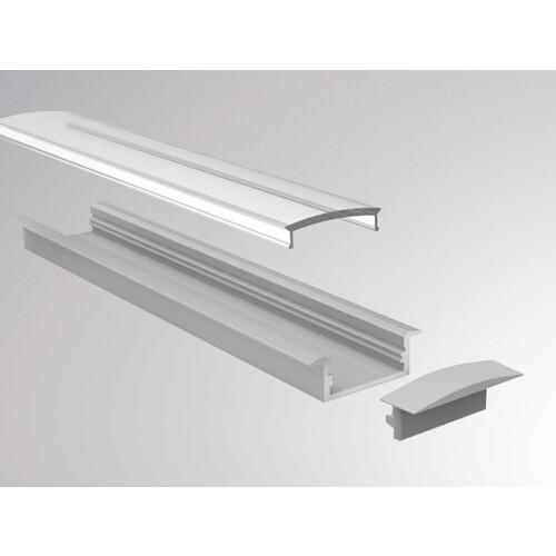 600-e204s Tecnico MIDI LED PROFIL EINBAU ALUMINIUM ELOXIER Produktbild Additional View 1 L