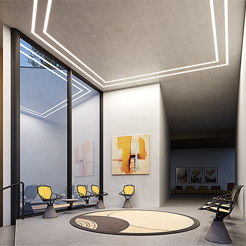 22169351 Zumtobel SLOIN COV E L3000 PC Diffusor Produktbild Additional View 1 L