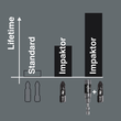 05057671001 Wera 868/4 IMP DC Impaktor Innenvierkant DIY Bits Produktbild Additional View 2 S