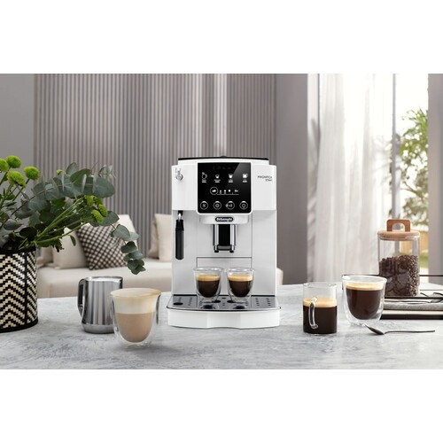 0132220080 DeLonghi ECAM220.20.W Kaffeevollautomat Magnifica Start weiss Produktbild Additional View 4 L