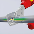 95 16 160 Knipex Kabelschere 160 mm 0 StepCut verchromt Produktbild Additional View 1 S