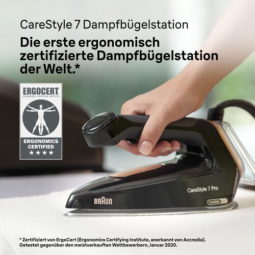 0128805002-SET Braun IS7286BK CareStyle Dampfbügelstation inkl. IB3001BK gratis Produktbild Additional View 3 L