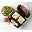 DO1106C Domo Snack Party 2-in-1 Sandwichmaker und Waffeleisen rosa Produktbild Back View S