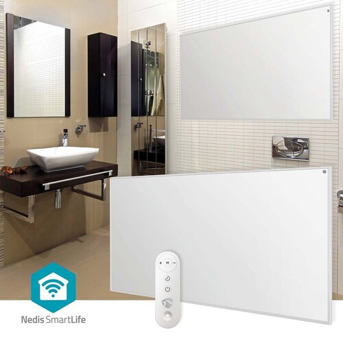 HTIP700WTW Nedis Infrarot-Heizplatte SmartLife 700 W Thermostat Fernbedienung Produktbild Additional View 6 L