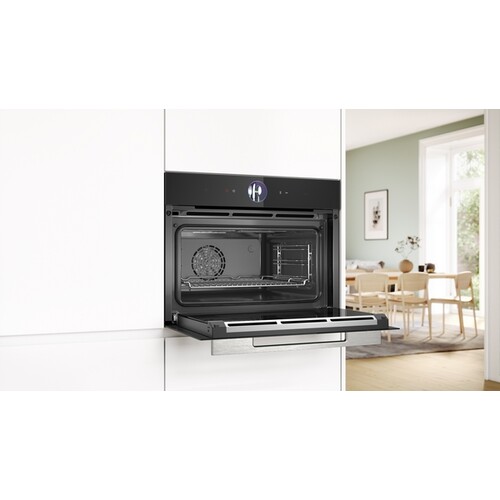 CSG7361B1 Bosch Kompaktdampfbackofen Einbau 60 x 45 cm, Schwarz  Serie 8 Produktbild Additional View 5 L