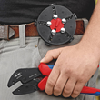 973302 KNIPEX MULTI CRIMPZANGE M. 5 EINSÄTZEN IM RUNDMAGAZIN Produktbild 2 S