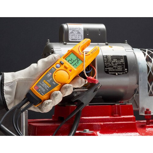 5134758 Fluke Elektrotester T6-1000 PRO mit Krokodilklemmen und H-T6 Holster Produktbild Additional View 2 L