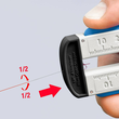 1285110SB Knipex Abisolierwerkzeug für Glasfaserkabel Produktbild Additional View 3 S