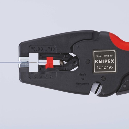 12 42 195 SB Knipex Automatische Abisolierzange MultiStrip 10 Produktbild Additional View 2 L