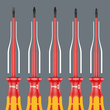 05135961001 Wera VDE Schraubendrehersatz mit reduziertem Klingen  und Griffdurch Produktbild Additional View 3 S