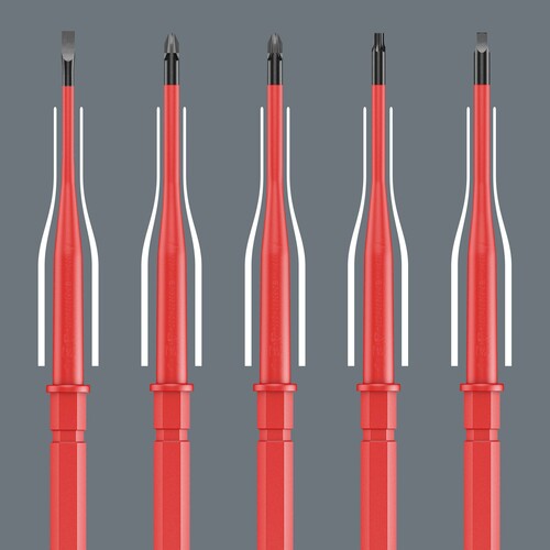 05003413001 Wera VDE Wechselklingen für Kraftform Kompakt VDE Sets, mit reduzie Produktbild Additional View 2 L