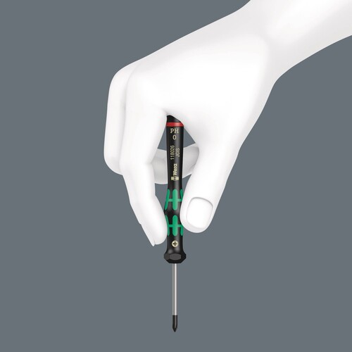 05118024001 Wera Elektroniker Schraubendreher, mit Drehkappe Produktbild Additional View 2 L