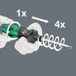 05057482001 Wera Kraftform Kompakt Turbo 1 1 x 1/4x146, 1 x PH 1x89, 1 x PH 2x89 Produktbild Additional View 3 S