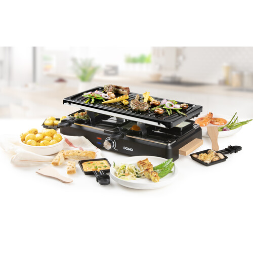 DO9261G Domo Raclette-Grill für 8 Personen Wooden design Produktbild Additional View 8 L