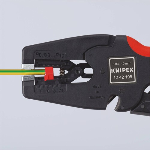 1242195 KNIPEX AUTOM. ABISOLIERZANGE 0,03-10 Produktbild Additional View 3 L