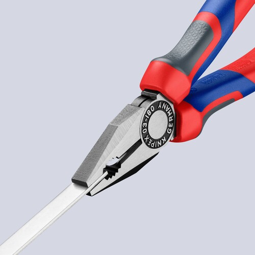 03 02 180 Knipex Kombizange 180mm poliert Produktbild Additional View 3 L