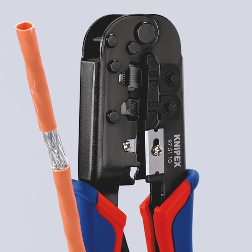 975110 KNIPEX Crimpzange für Westernstecker Produktbild Additional View 3 L