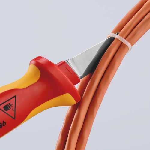 98 52 SB Knipex VDE Kabelmesser Produktbild Additional View 3 L