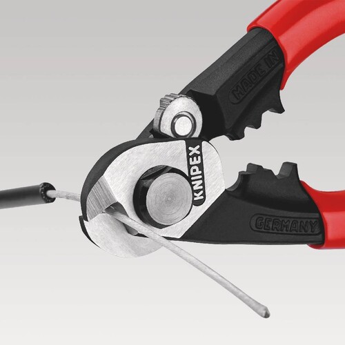 95 62 190 Knipex Drahtseilschere, geschmiedet Produktbild Additional View 3 L