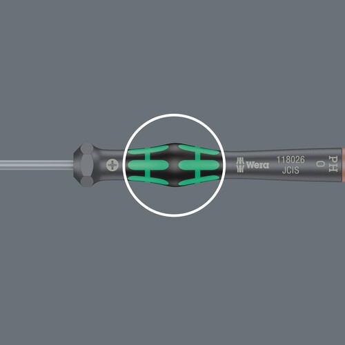 05118002001 Wera Elektroniker Schraubendreher, mit Drehkappe Produktbild Additional View 3 L