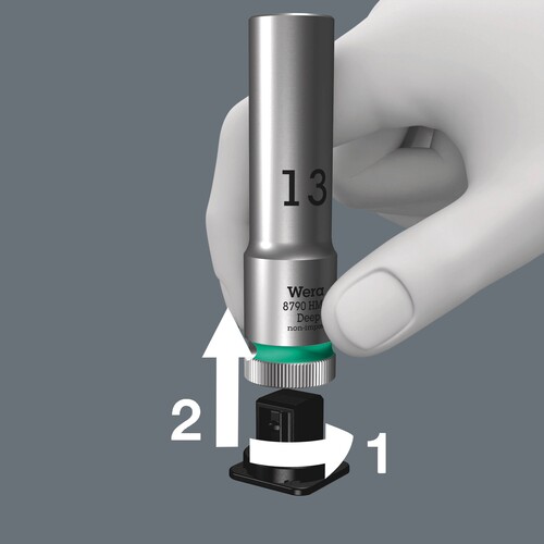 05004525001 Wera Belt A Deep 1 Steckschlüsseleinsatz Satz, 1/4-Antrieb Produktbild Additional View 4 L