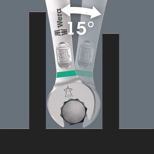 05020231001 Wera 6003 Joker 11 Set 1 Ringmaulschlüssel Satz 1 x 8x115, 1 x 1 Produktbild Additional View 3 L