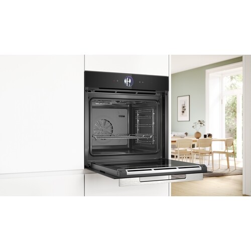 HSG7361B1 Bosch Einbau-Dampfbackofen 60 x 60 cm, Schwarz Serie 8 Produktbild Additional View 8 L