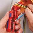 16 95 02 SB Knipex  ErgoStrip® Universal Abmantelungswerkzeug 135 mm für Linkshä. Produktbild Default S